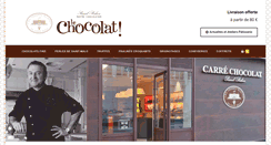 Desktop Screenshot of chocolat-thermesmarins.com